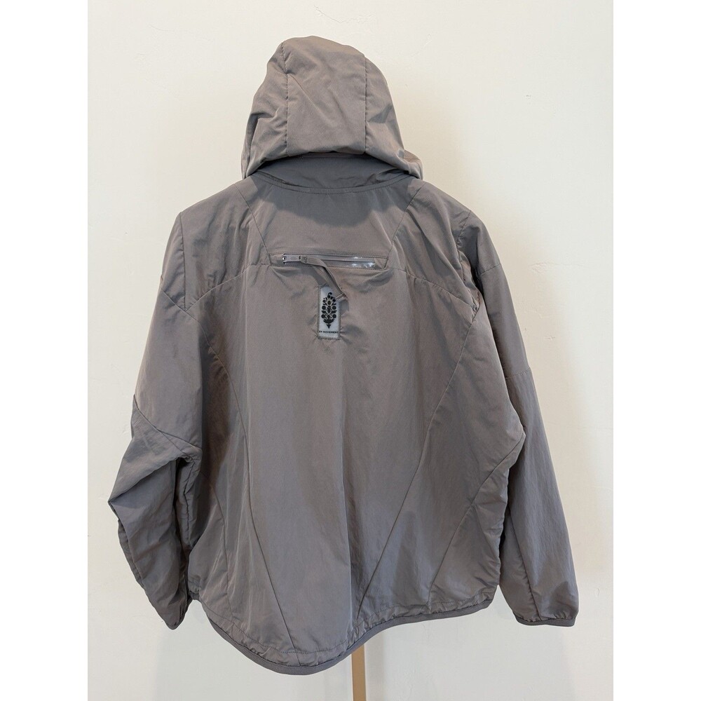 Free People Movement Peace Out Outer Shell Jacket Women’s Size S Gunmetal Gray - Picture 3 of 14